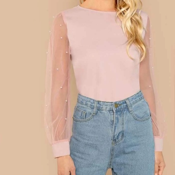 Pink Pearl Blouse - Picture 1 of 6